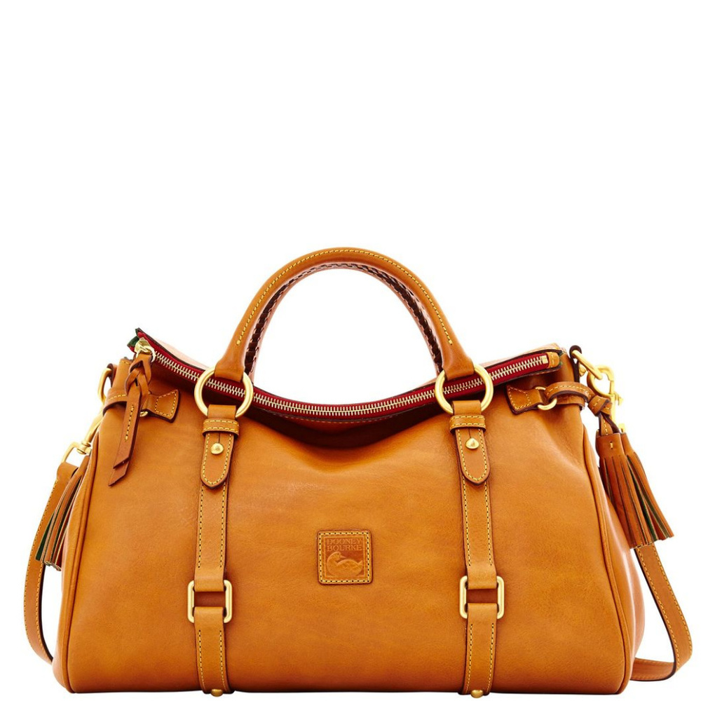 Dooney & Bourke Florentine Natural Medium Satchel.